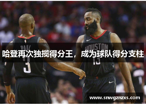 哈登再次独揽得分王，成为球队得分支柱